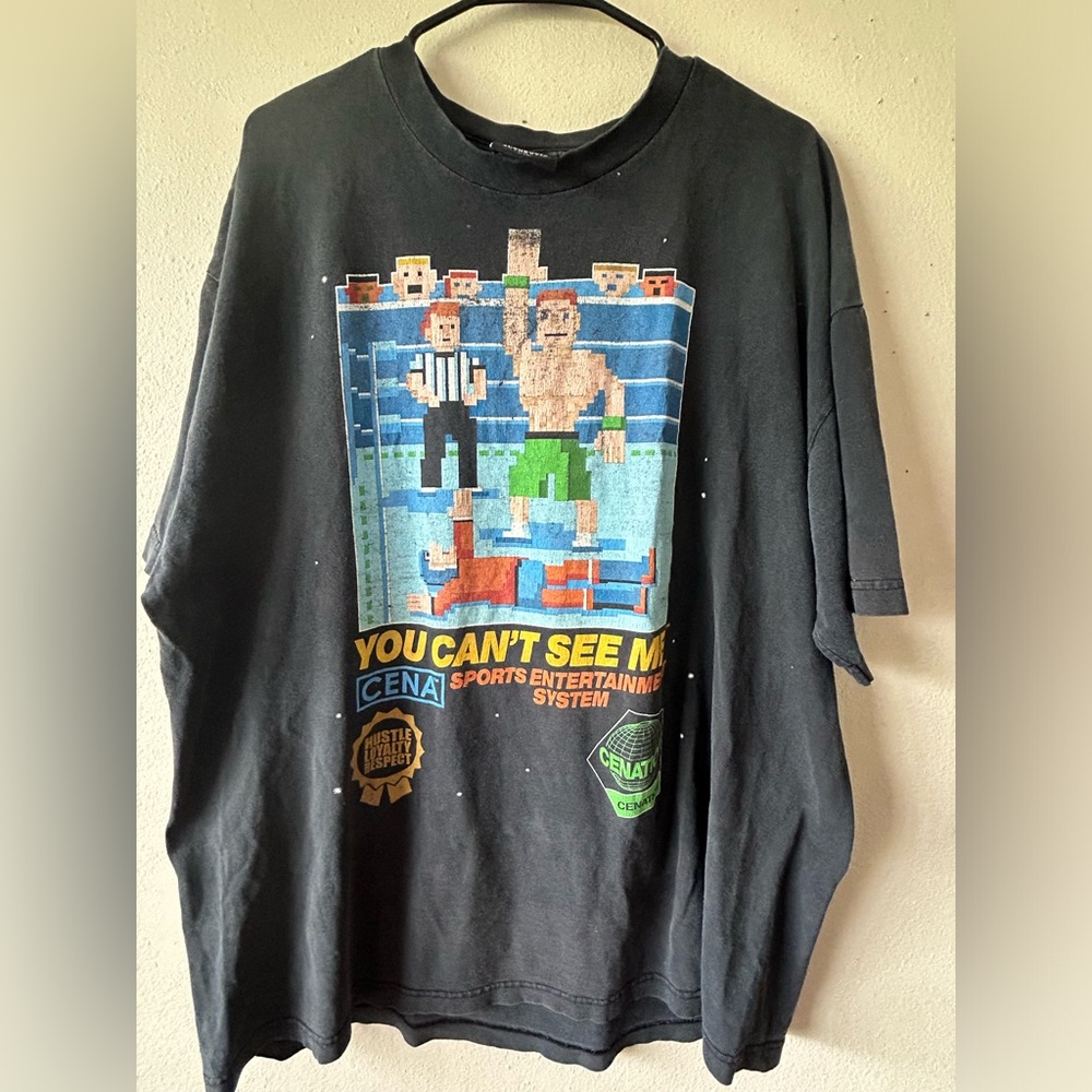 Vintage WWE John Cena animated tee